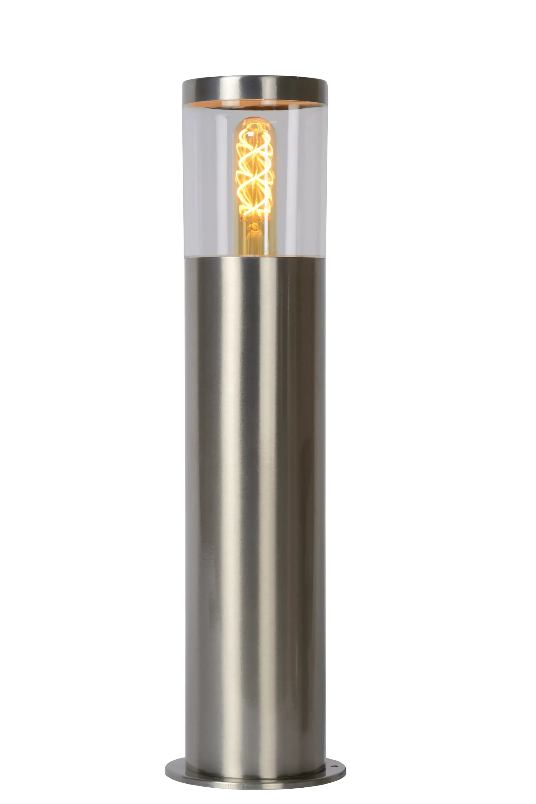 FEDOR - Sokkellamp - 1xE27 - IP44 - Mat chroom*Lucide Outlet