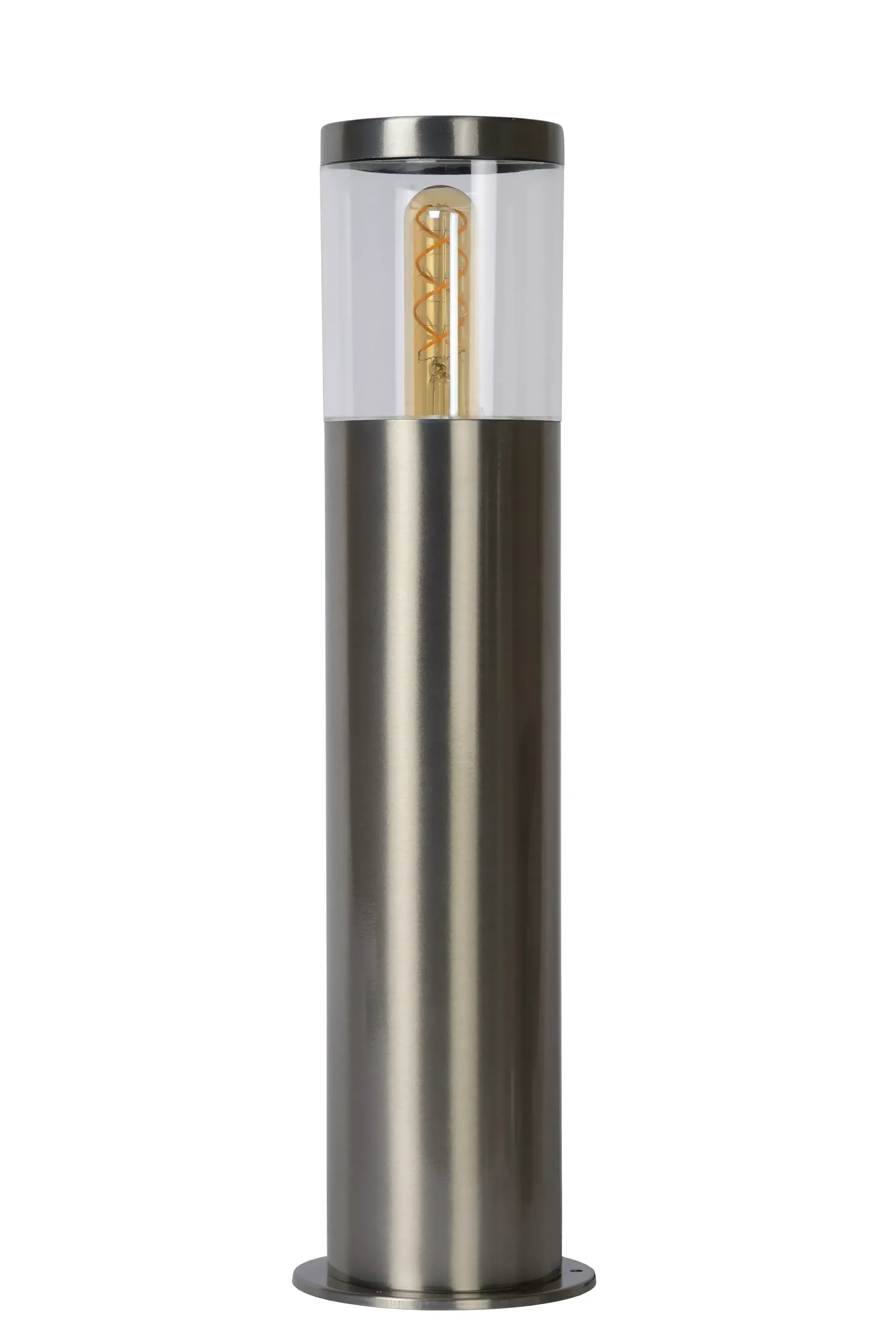 FEDOR - Sokkellamp - 1xE27 - IP44 - Mat chroom*Lucide Outlet