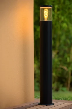 FEDOR - Sokkellamp - 1xE27 - IP44 - Zwart*Lucide New