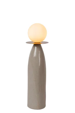 FIGARO - Tafellamp - Ø 12 cm, H 45cm - 1xG9 - Grijs*Lucide Sale