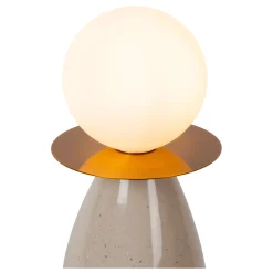 FIGARO - Tafellamp - Ø 12 cm, H 48 cm - 1xG9 - Grijs*Lucide Cheap
