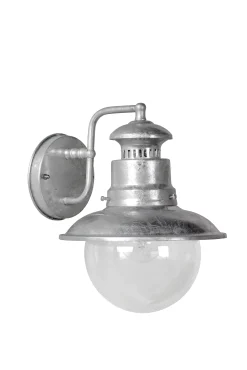 FIGO - Wandlamp Binnen/Buiten - Ø 21,5 cm - 1xE27 - IP44 - Zink*Lucide Best Sale