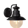 FIGO - Wandlamp Binnen/Buiten - Ø 21,5 cm - 1xE27 - IP44 - Zwart*Lucide Sale