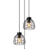 FILOX - Hanglamp - Ø 44,5 cm - 3xE27 - Zwart*Lucide New