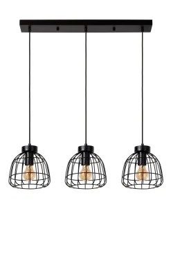 FILOX - Hanglamp - 3xE27 - Zwart*Lucide New