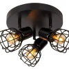 FILOX - Plafondspot - Ø 25 cm - 3xE14 - Zwart*Lucide Best