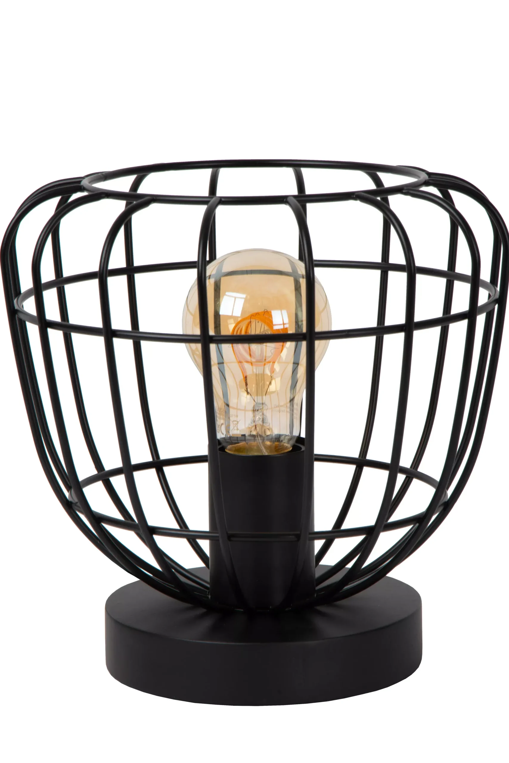 FILOX - Tafellamp - Ø 20 cm - 1xE27 - Zwart*Lucide Clearance