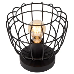 FILOX - Tafellamp - Ø 20 cm - 1xE27 - Zwart*Lucide Clearance