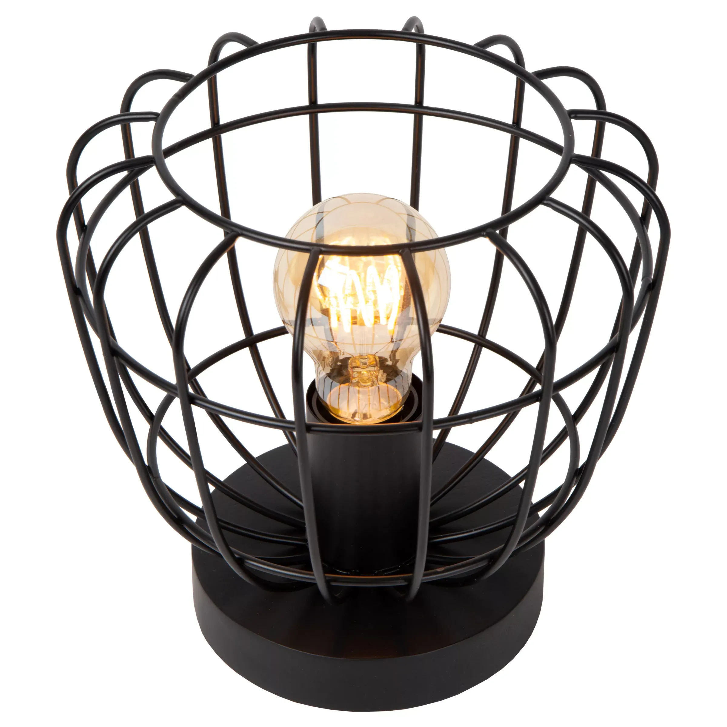 FILOX - Tafellamp - Ø 20 cm - 1xE27 - Zwart*Lucide Clearance