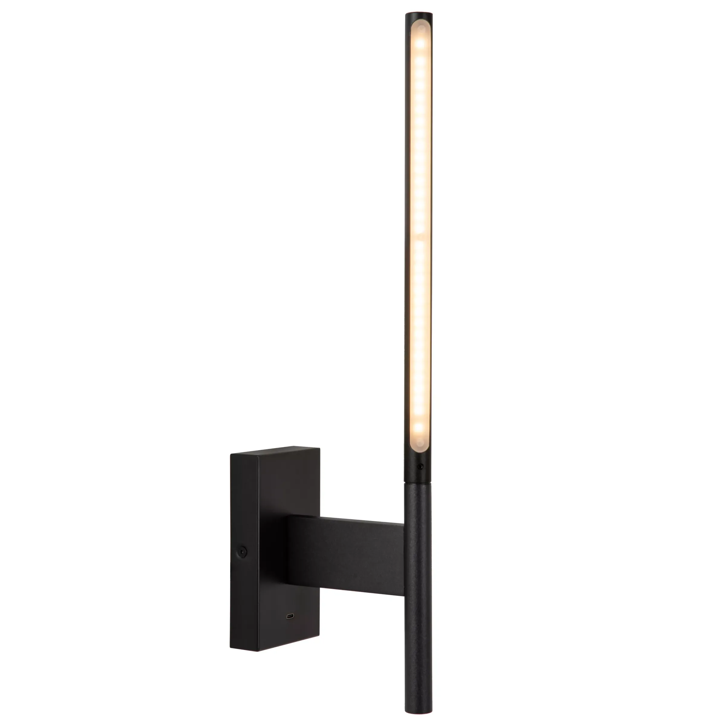 FINAN - Wandlamp - LED - 1x6W 2700K - Met USB oplaadpunt - Zwart*Lucide Shop