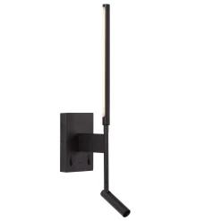 FINAN - Wandlamp - LED - 2700K - Met USB oplaadpunt - Zwart*Lucide Cheap