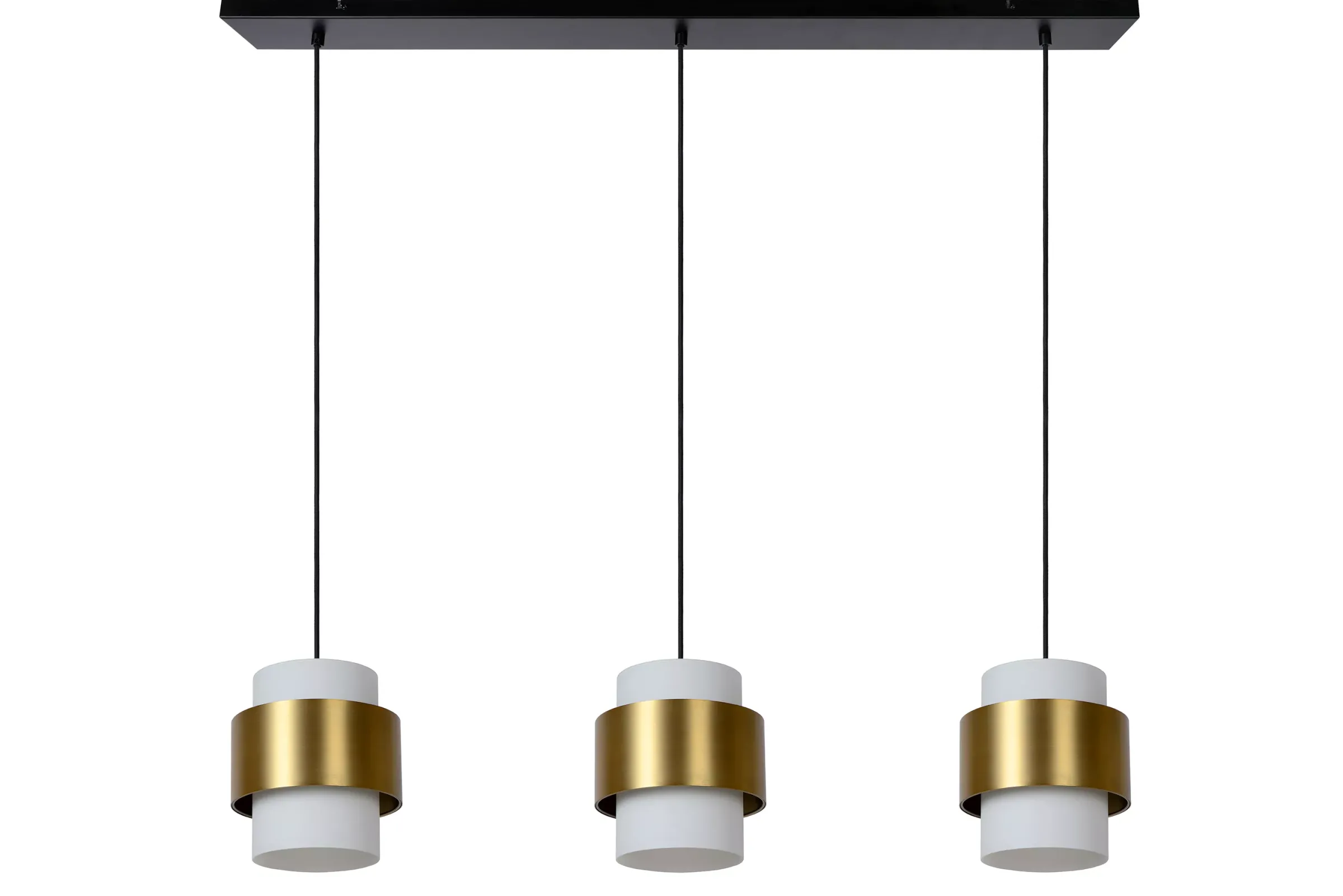 FIRMIN - Hanglamp - 3xE27 - Mat Goud / Messing*Lucide Discount