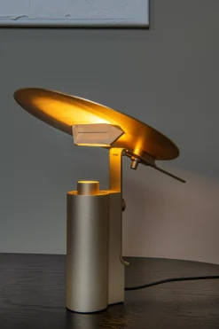 FITS - Tafellamp - Ø 20 cm - LED - 1x7W 3000K - Mat Goud / Messing*Lucide Shop