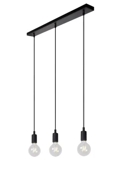 FIX - Hanglamp - 3xE27 - Zwart*Lucide Store