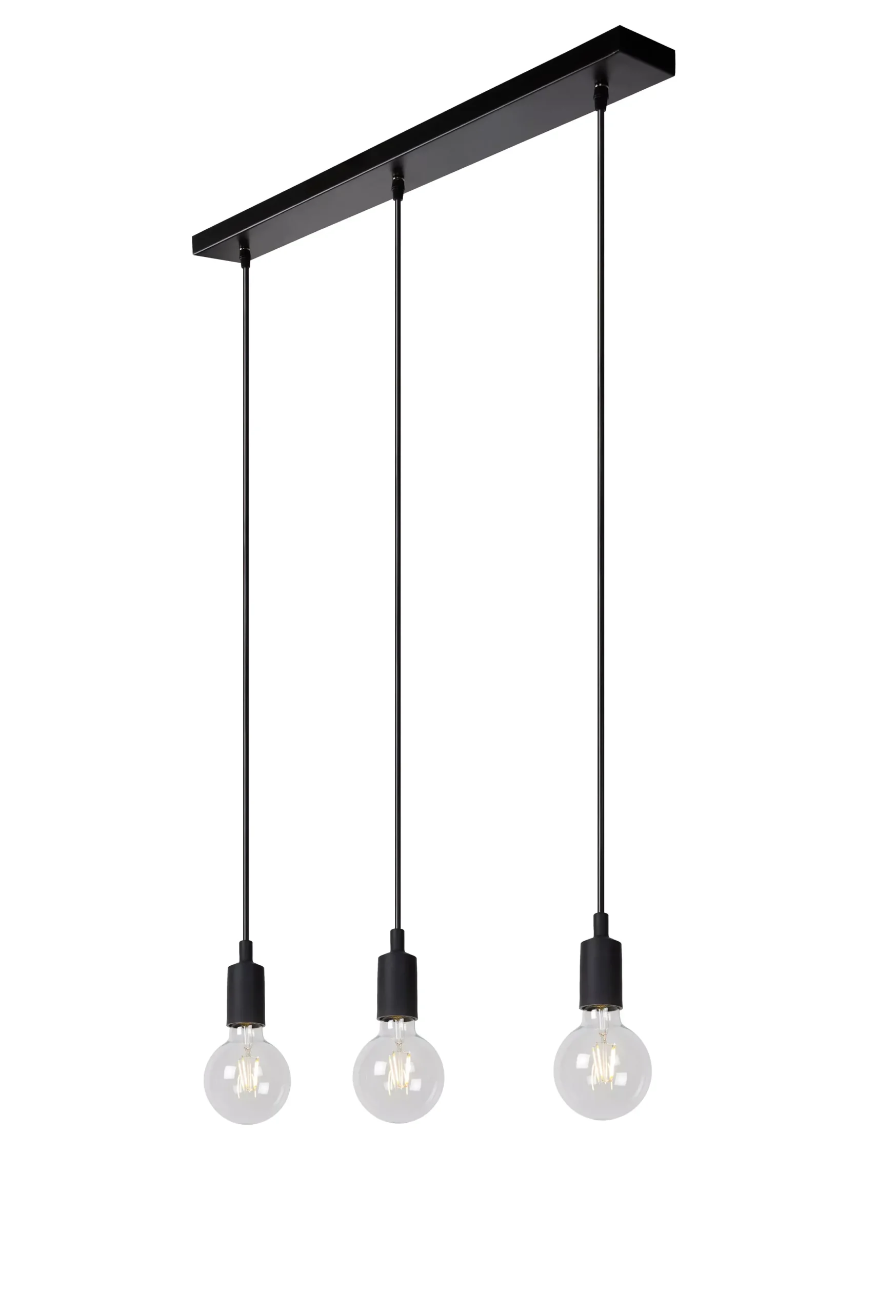 FIX - Hanglamp - 3xE27 - Zwart*Lucide Store