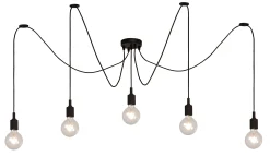 FIX - Hanglamp - 5xE27 - Zwart*Lucide Clearance