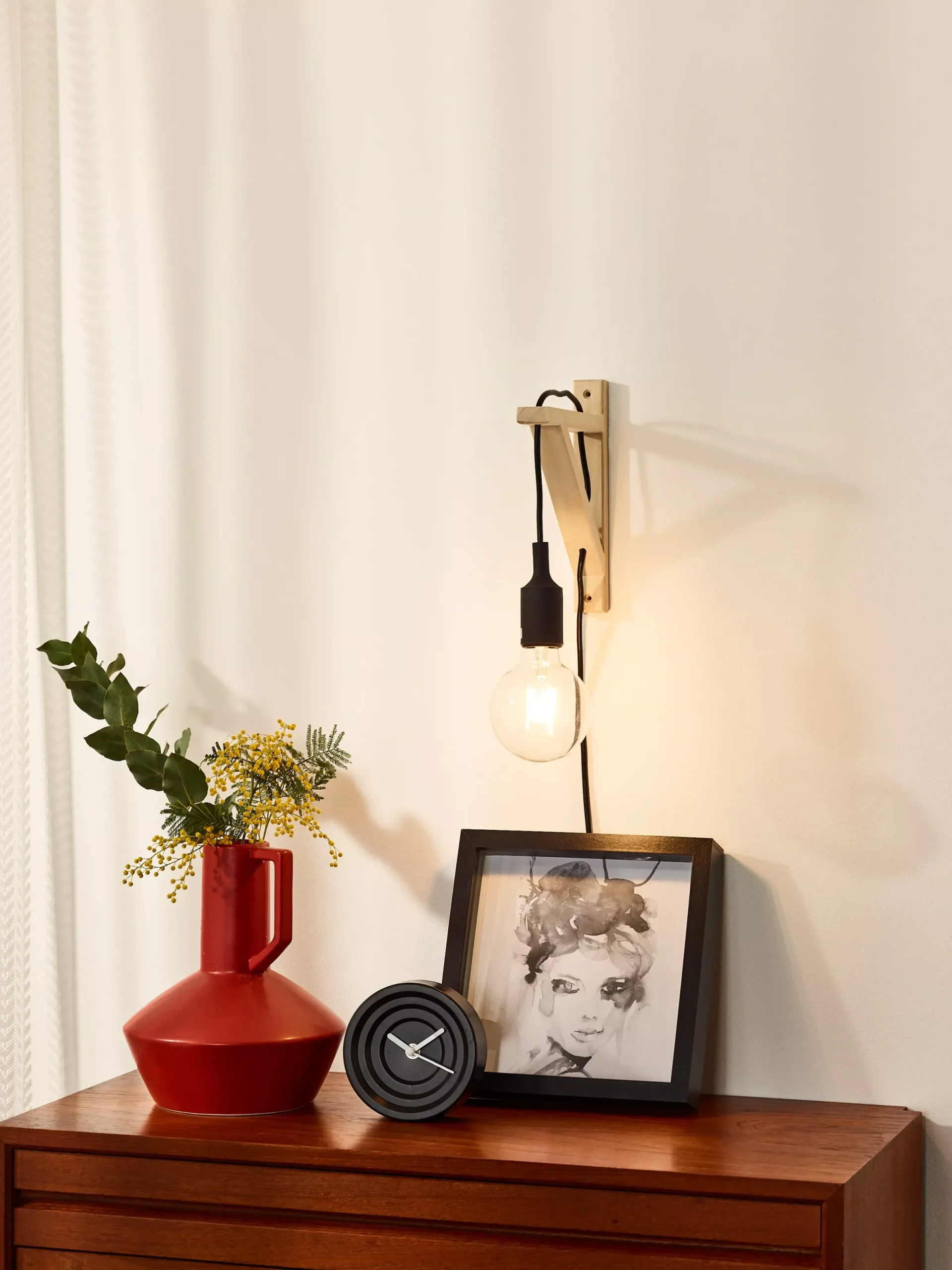 FIX - Wandlamp - 1xE27 - Zwart*Lucide Flash Sale