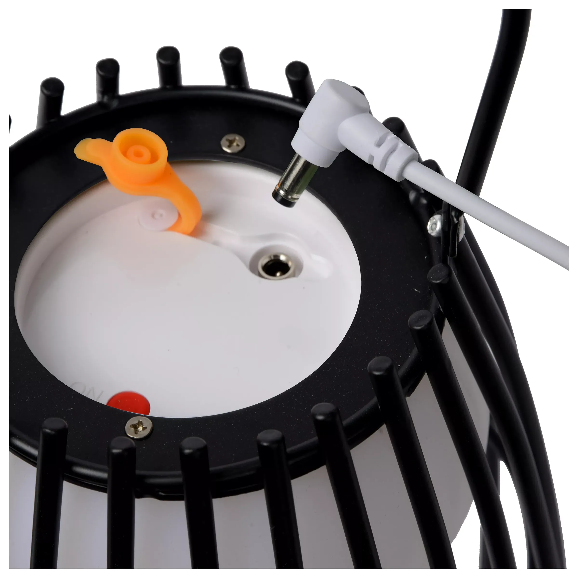 FJARA - Oplaadbare Tafellamp Binnen/Buiten - Accu/Batterij - Ø 17,5 cm - LED Dim to warm - 1x0,3W 2800K/3200K - IP44 - Zwart*Lucide Best