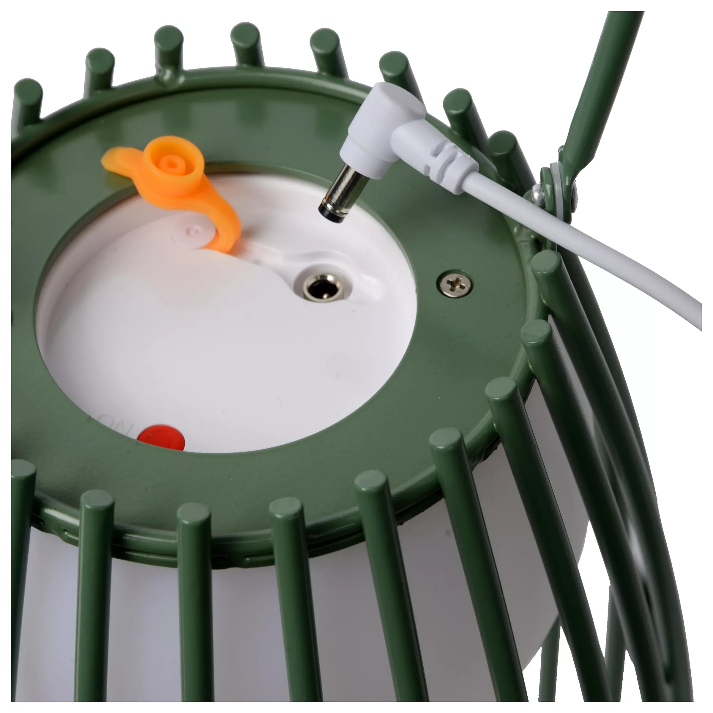 FJARA - Oplaadbare Tafellamp Binnen/Buiten - Accu/Batterij - Ø 17,5 cm - LED Dim to warm - 1x0,3W 2800K/3200K - IP44 - Groen*Lucide Best
