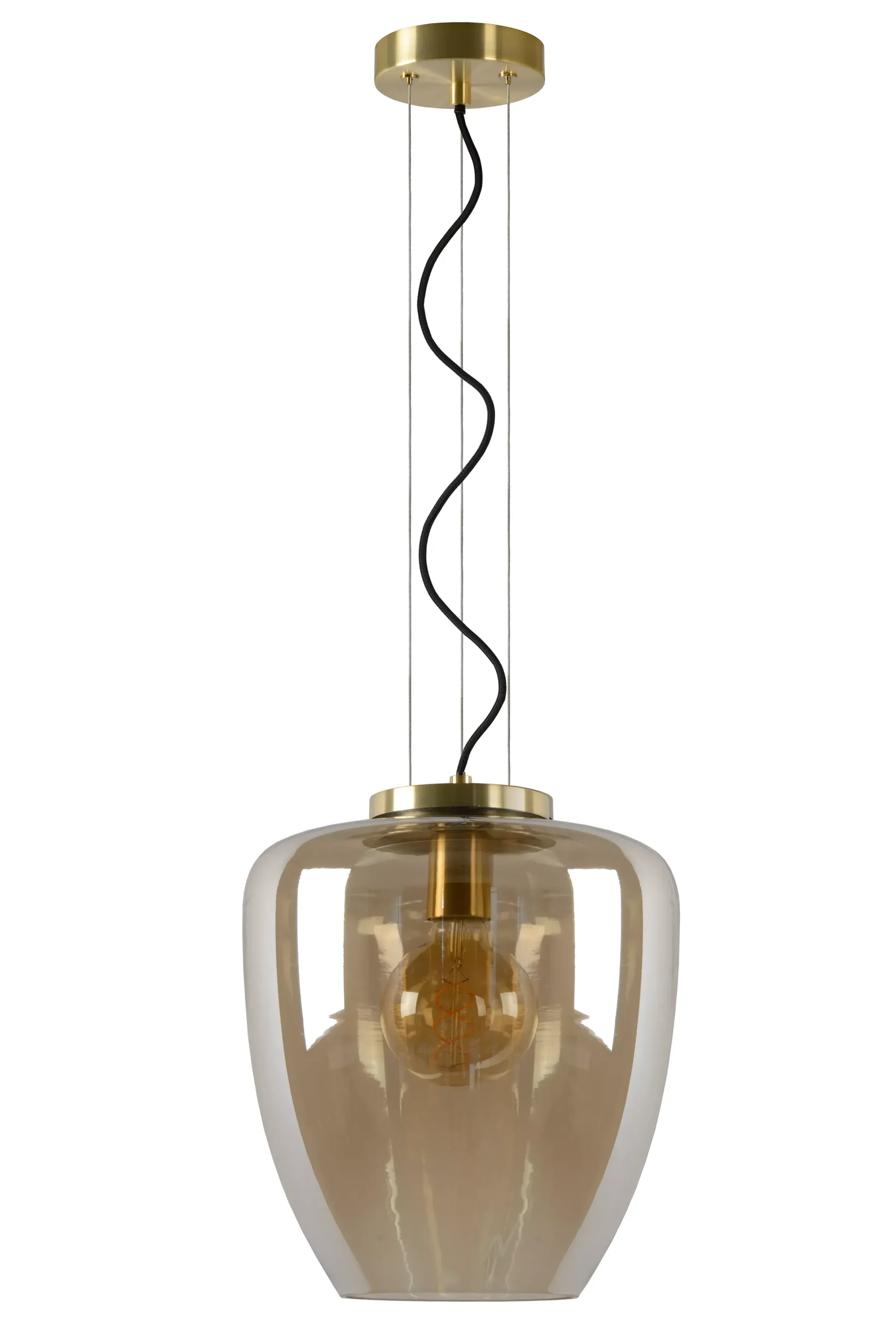 FLORIEN - Hanglamp - Ø 28 cm - 1xE27 - Amber*Lucide Best Sale