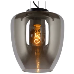 FLORIEN - Hanglamp - Ø 28 cm - 1xE27 - Fumé*Lucide Clearance