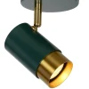 FLORIS - Plafondspot - Ø 10 cm - 1xGU10 - Groen*Lucide Fashion