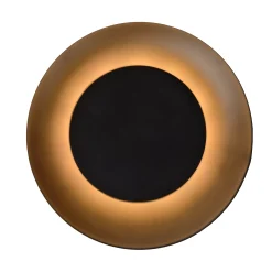 FOSKAL - Plafonnière - Ø 21,5 cm - LED - 1x6W 2700K - Zwart*Lucide Shop