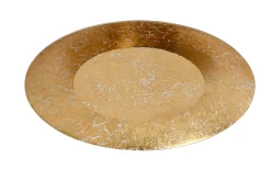 FOSKAL - Plafonnière - Ø 34,5 cm - LED - 1x12W 2700K - Messing*Lucide Fashion