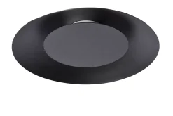 FOSKAL - Plafonnière - Ø 34,5 cm - LED - 1x12W 2700K - Zwart*Lucide Outlet
