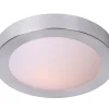 FRESH - Plafonnière Badkamer - Ø 27 cm - 1xE27 - IP44 - Mat chroom*Lucide Outlet