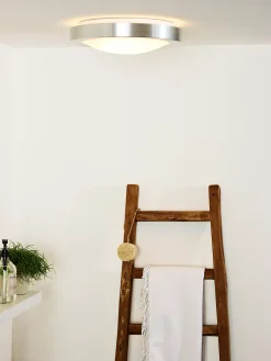 FRESH - Plafonnière Badkamer - Ø 35 cm - 2xE27 - IP44 - Mat chroom*Lucide Cheap