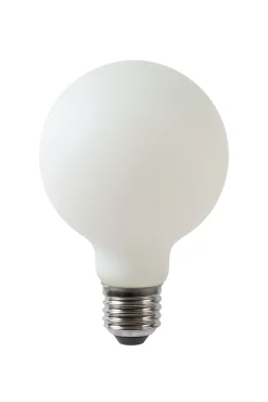 G80 - Filament lamp - Ø 8 cm - LED Dimb. - E27 - 1x4,9W 2700K - Opaal*Lucide Flash Sale