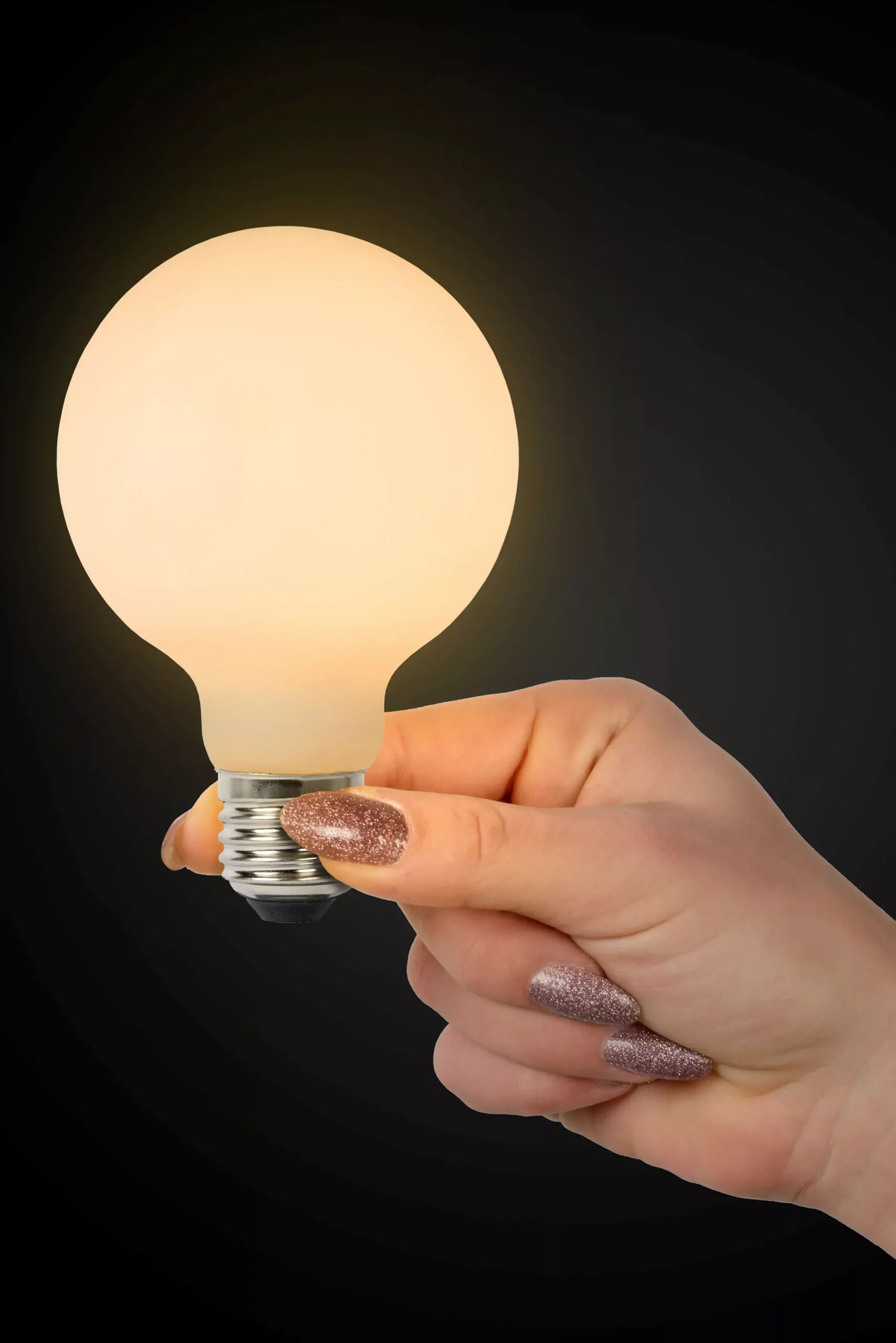 G80 - Filament lamp - Ø 8 cm - LED 3 StepDim - E27 - 1x8W 2700K - Opaal*Lucide Flash Sale