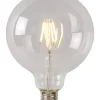 G95 Class B - Filament lamp - Ø 9,5 cm - LED Dimb. - E27 - 1x7W 2700K - Transparant*Lucide Store
