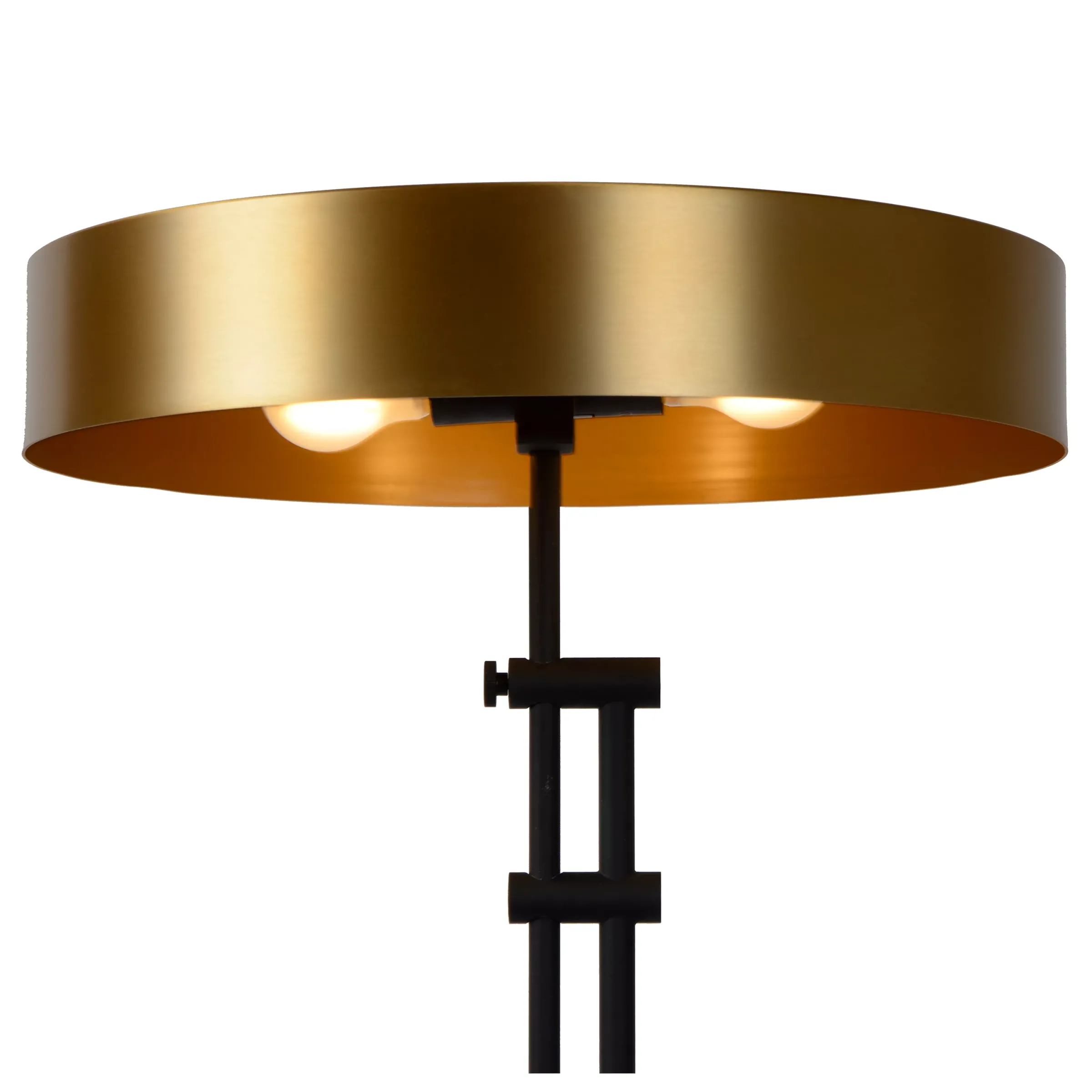 GIADA - Vloerlamp - Ø 45 cm - 2xE27 - Mat Goud / Messing*Lucide Best