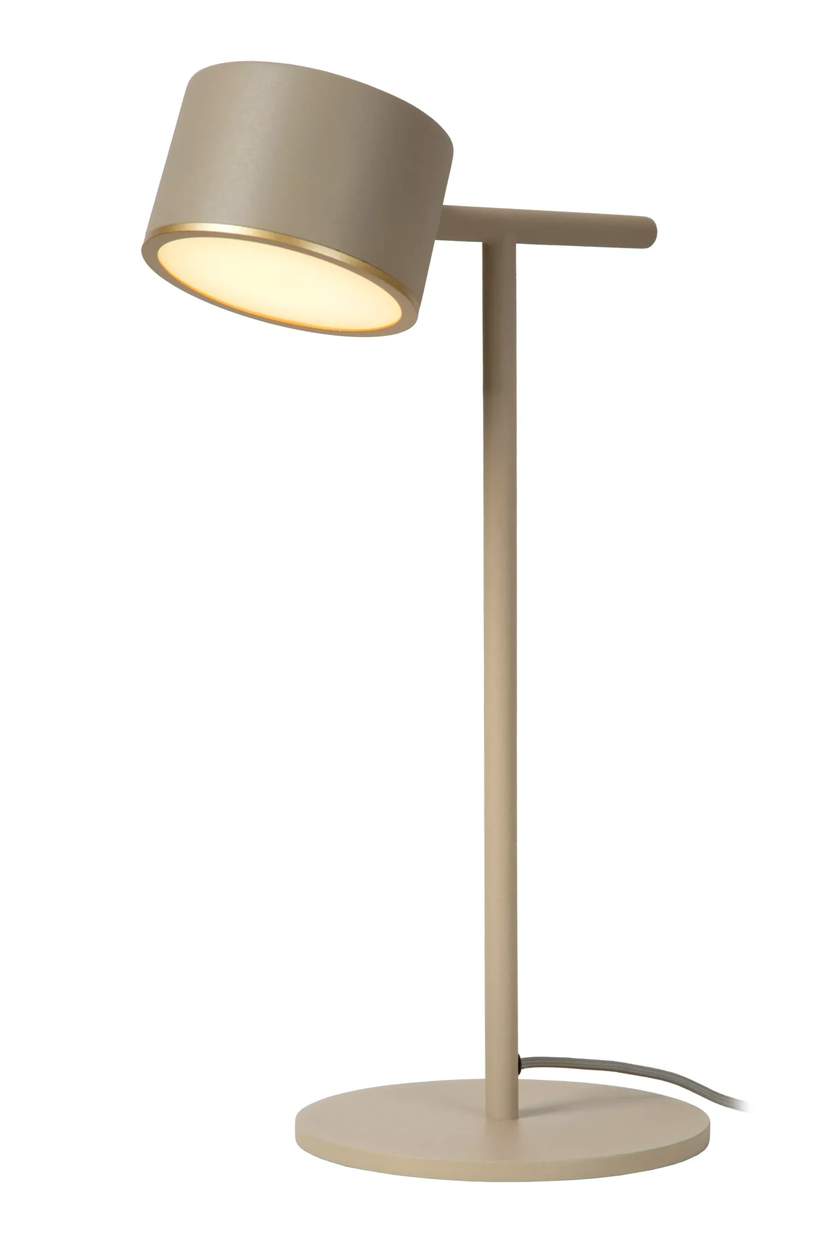 GIAN - Tafellamp - LED Dimb. - 1x9W 2700K - Taupe*Lucide Best