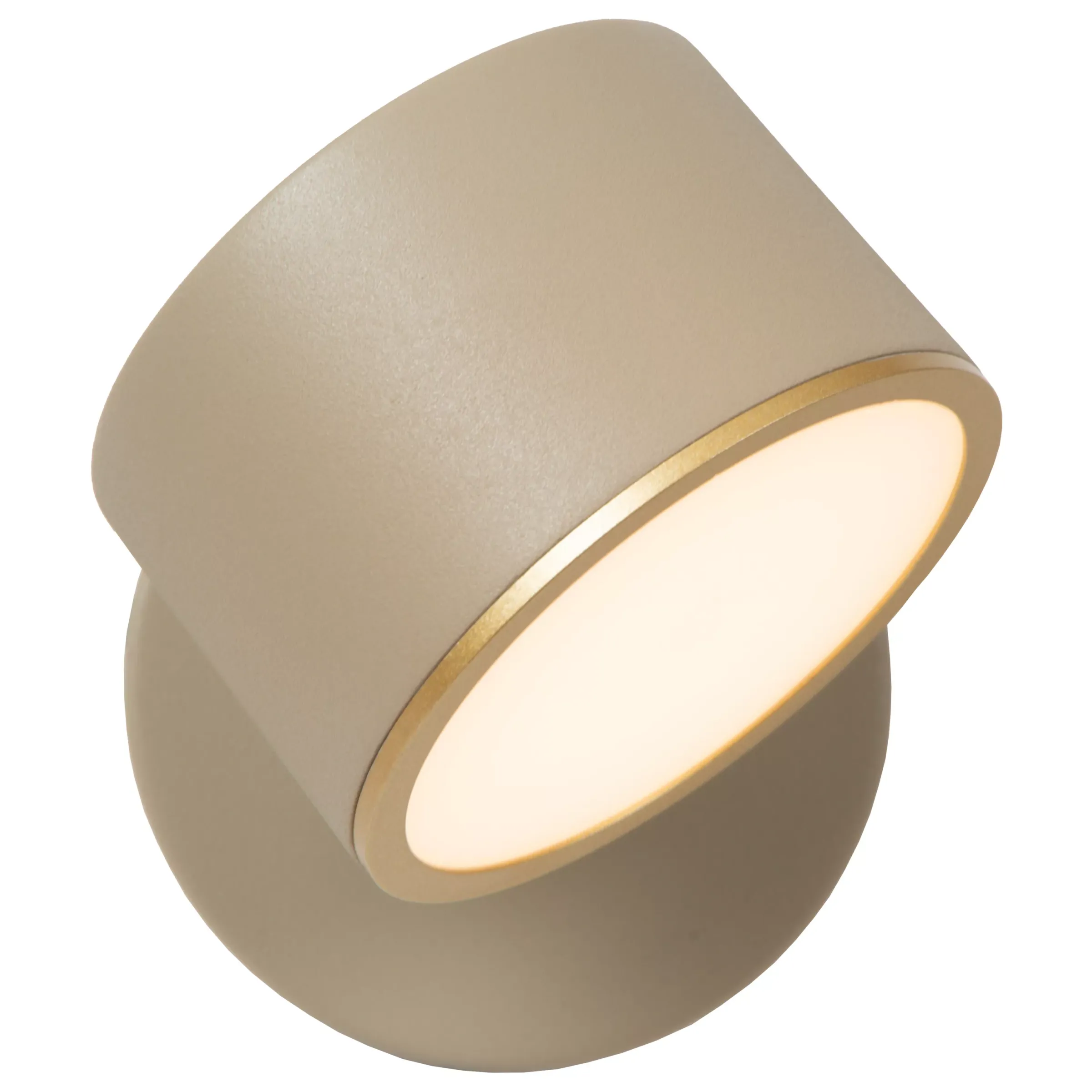 GIAN - Wandlamp - LED Dimb. - Taupe*Lucide Fashion