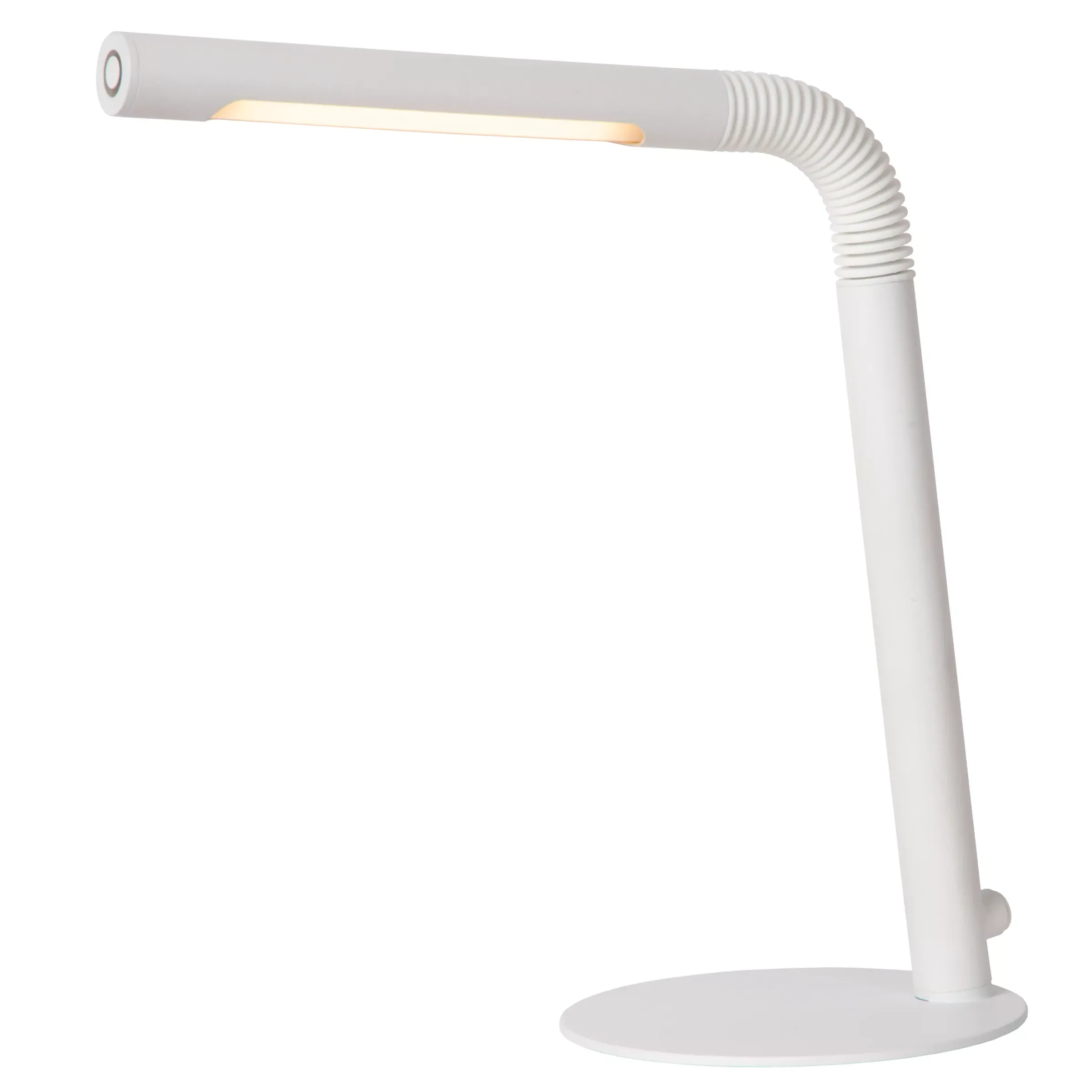 GILLY - Oplaadbare Bureaulamp - Accu/Batterij - LED Dimb. - 1x3W 2700K - Wit*Lucide Cheap