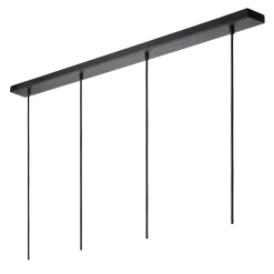 GIPSY - Hanglamp - 4xE27 - Zwart*Lucide Sale