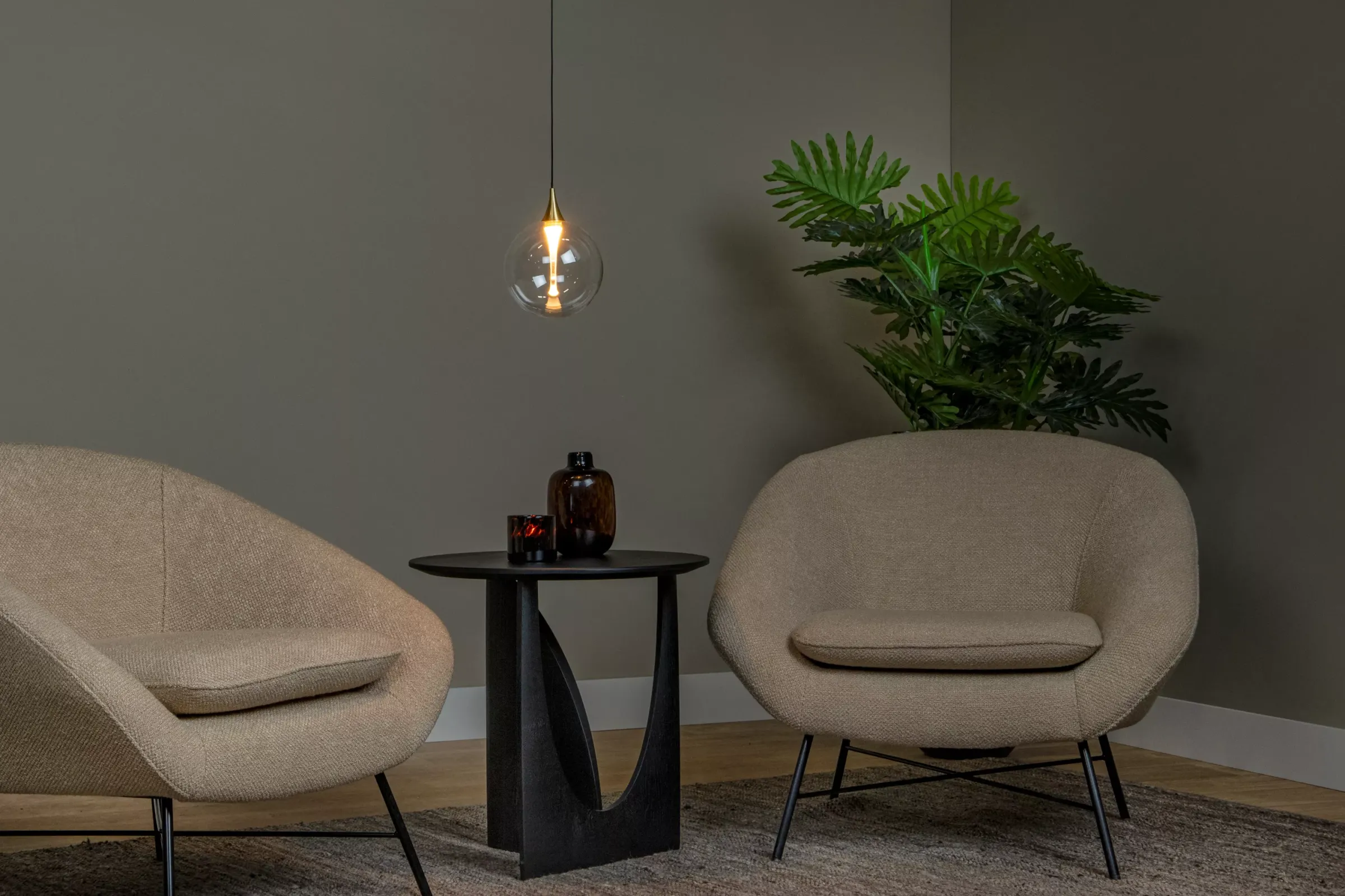GISELA - Hanglamp - Ø 16 cm - LED - 1x5W 2700K - Transparant*Lucide Sale