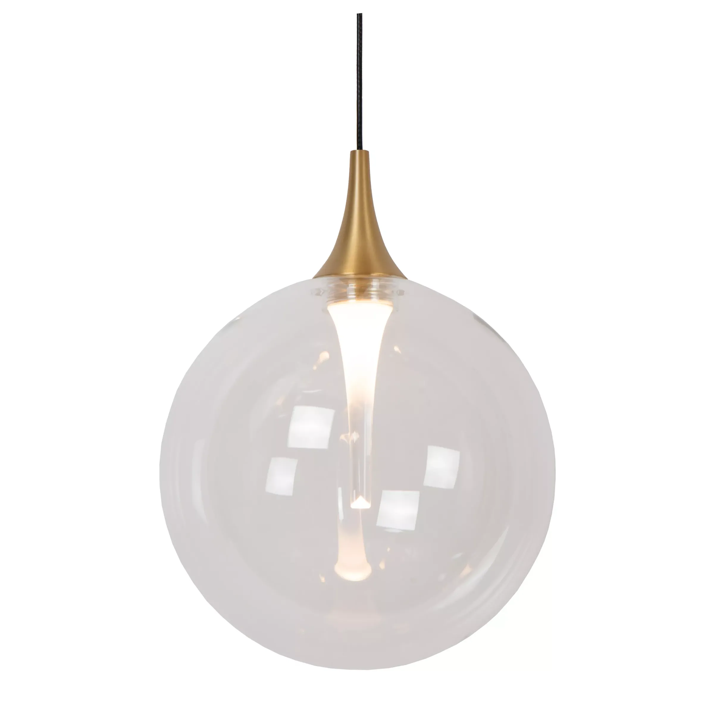 GISELA - Hanglamp - Ø 16 cm - LED - 1x5W 2700K - Transparant*Lucide Sale