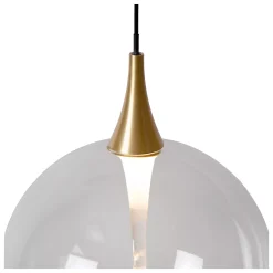 GISELA - Hanglamp - Ø 16 cm - LED - 1x5W 2700K - Transparant*Lucide Sale