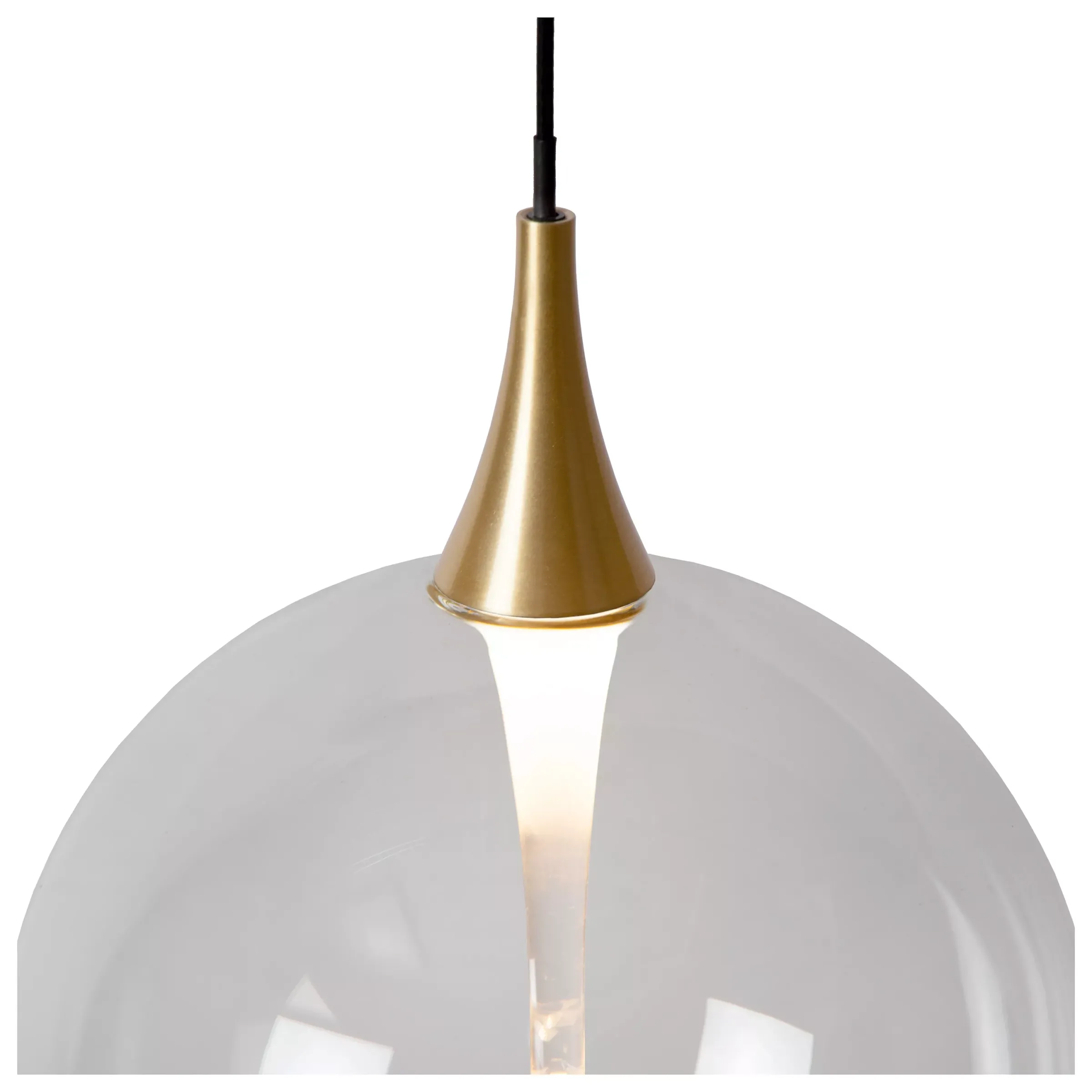 GISELA - Hanglamp - Ø 16 cm - LED - 1x5W 2700K - Transparant*Lucide Sale