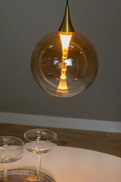 GISELA - Hanglamp - Ø 16 cm - LED - 1x5W 2700K - Amber*Lucide Best