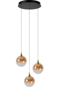 GISELA - Hanglamp - Ø 36 cm - LED Dimb. - 3x4,3W 2700K - Amber*Lucide Discount