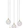 GISELA - Hanglamp - Ø 48 cm - LED Dimb. - 5x3,8W 2700K - Transparant*Lucide Fashion