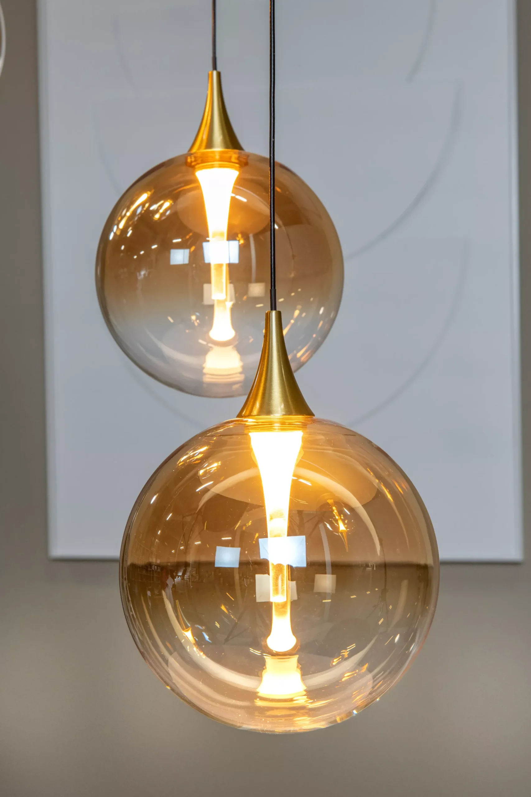 GISELA - Hanglamp - Ø 48 cm - LED Dimb. - 5x3,8W 2700K - Amber*Lucide Shop