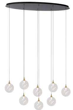 GISELA - Hanglamp - LED Dimb. - 8x3,9W 2700K - Transparant*Lucide Discount