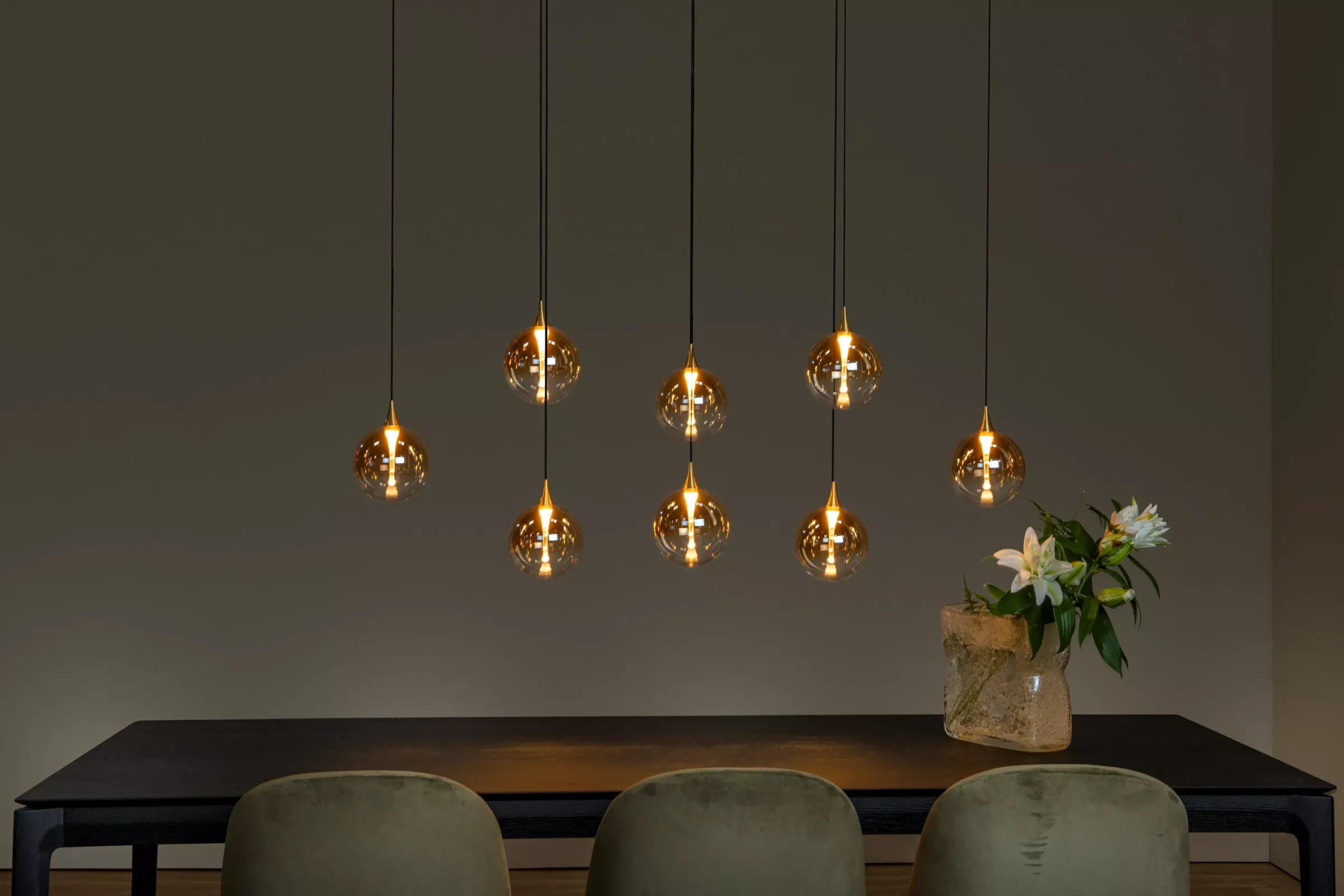 GISELA - Hanglamp - LED Dimb. - 8x3,9W 2700K - Amber*Lucide Cheap