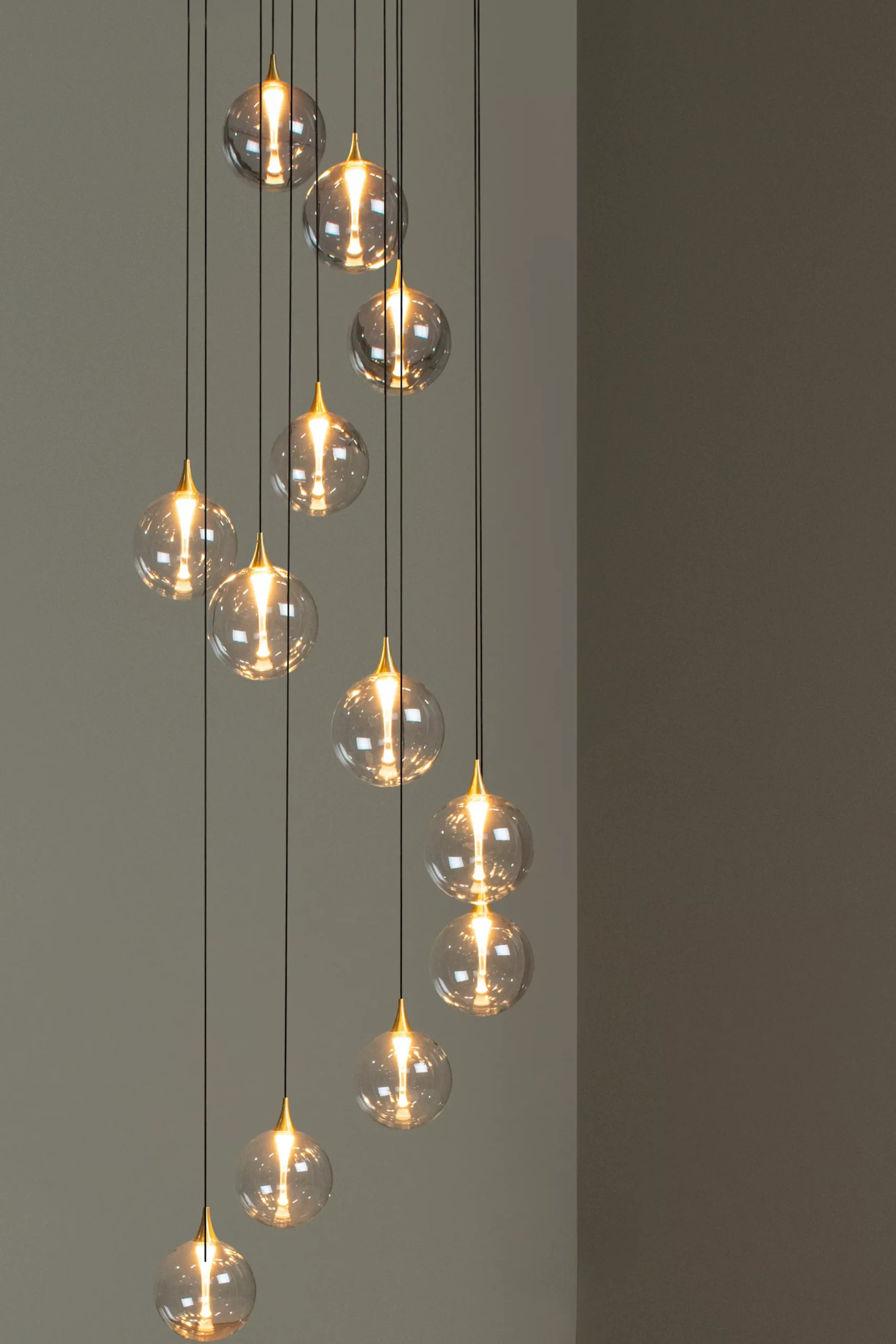GISELA - Hanglamp - Ø 61 cm - LED Dimb. - 12x3,5W 2700K - Transparant*Lucide Hot